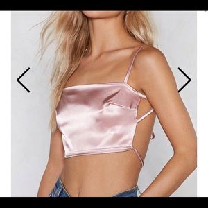 Crop top nasty gal shirt